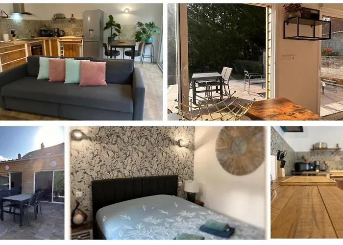 Appartement *rivage* Spacieux T2 Rdc Sur Cour:jardin-fibre-netflix-terrasse *